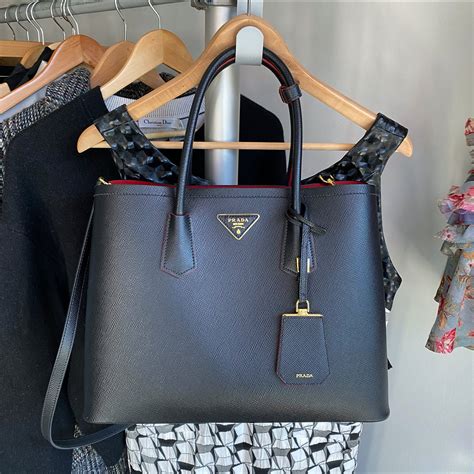 prada saffiano buckle strap tote|Prada saffiano leather tote.